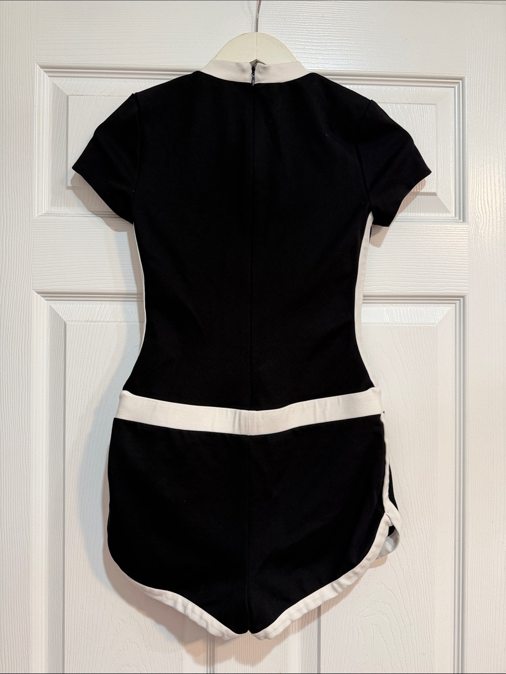 Lovers + Friends Calam Romper in Black And White - Picture 6 of 6